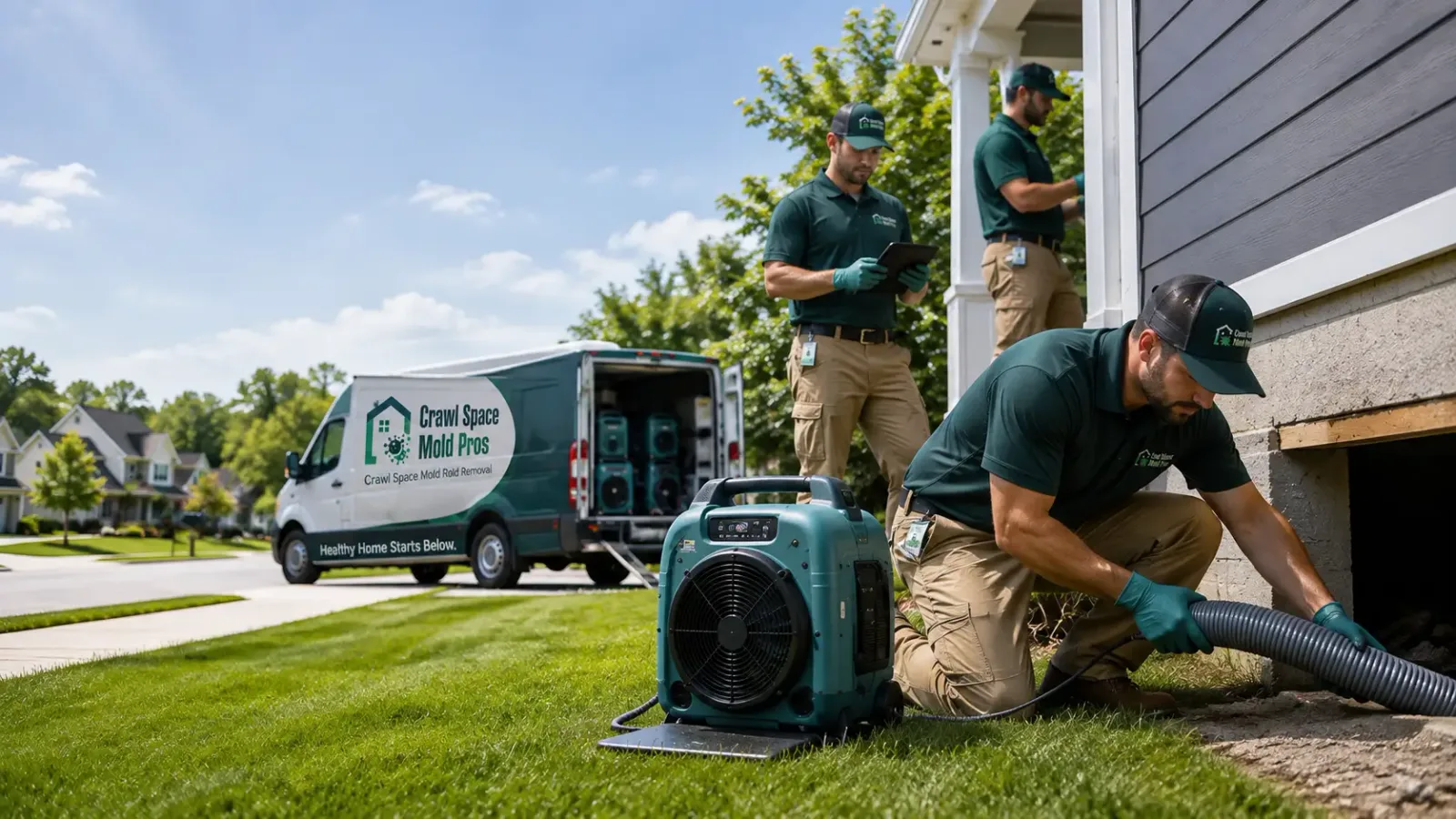 Crawl Space Mold Removal in North Benton, OH